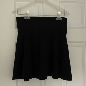 Black skater skirt (size small)